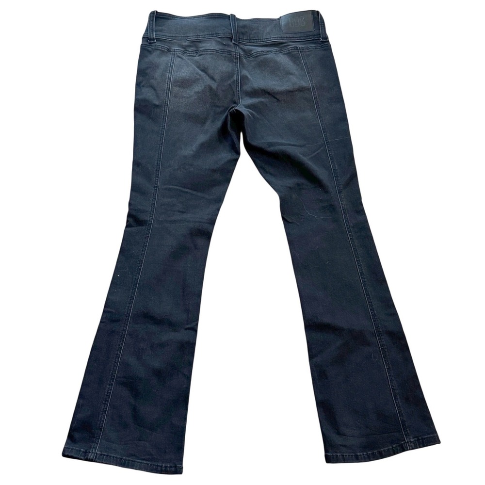 BDG Y2K Style Black Flare Jeans Size 30 High Rise Stretch Denim Urban Outfitters - Picture 3 of 13